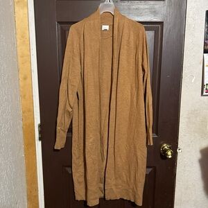 A New Day Camel Cardigan